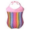 Alvivi Children Girls' Two-Piece Mermaid Tankini Swimsuit Beachwear Bow-Knot Halter Bra Tops with Fish Scales Bottoms Colorful Bowknot 18-24 Months view 2