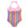 Alvivi Children Girls' Two-Piece Mermaid Tankini Swimsuit Beachwear Bow-Knot Halter Bra Tops with Fish Scales Bottoms Colorful Bowknot 18-24 Months view 4