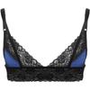 ACSUSS Mens Sissy Lingerie Bralette Wirefree Unlined Mini Bra Top Crossdressing Nightwear Blue Large view 4