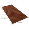 Evargc EVA Foam Faux Teak Boat Decking Sheet Self-Adhesive Non-Skid 94.5" x 35.4" Fits for Sea Deck Marine Yacht RV Boat Flooring Mats (Dark Brown with Black Seam) view 2
