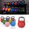 Kettlebells AGYH Color Cast Steel, Professional Competition, Strength Training Equipment for Home Gym, 4kg/6kg/8kg/12kg/16kg/20kg (Size : 20kg/44.1lb) view 3