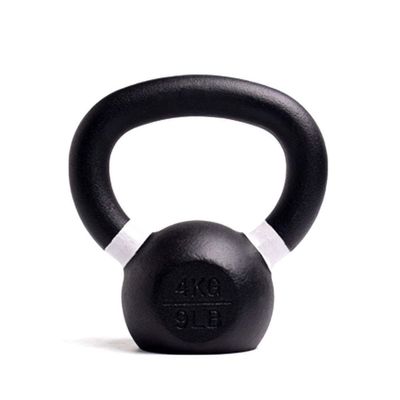 Kettlebells AGYH Black Cast Iron, Muscle Strength Training Equipment for Home Gym, 4kg/6kg/8kg/10kg/12kg/14kg/16kg/18kg/20kg/24kg (Size : 4kg/8.8lb)