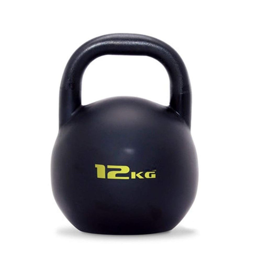Kettlebells AGYH Cast Steel Kettlebells, Professional Athletic Kettlebells, Muscle Strength Training Equipment For Home Gyms, 4kg/6kg/8kg/12kg/16kg/20kg/24kg (Color : Black, Size : 12kg/26.4lb)