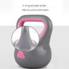 Kettlebells AGYH 2kg / 4kg / 6kg Fitness Kettlebells, Squat Push-ups Training Equipment, Adult Children Strength Training (Color : Gray+Pink, Size : 4kg) view 4