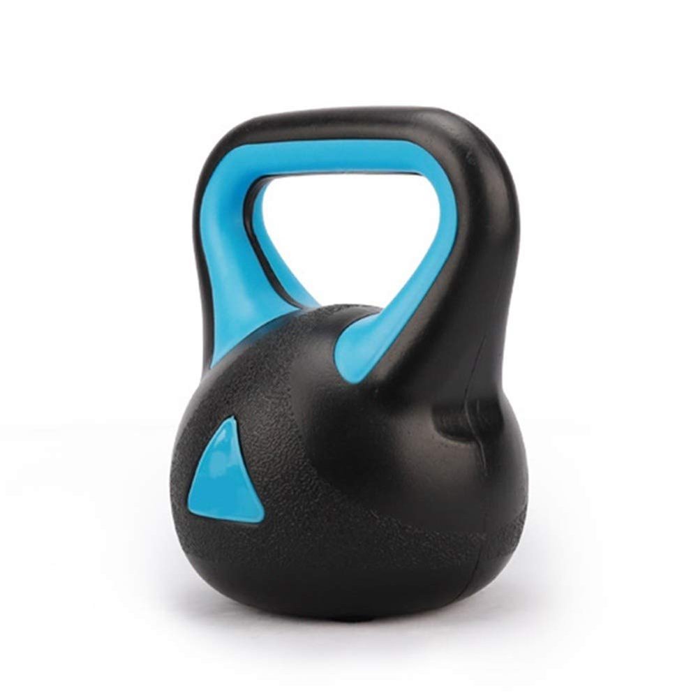 Kettlebells AGYH 2kg / 4kg / 6kg Fitness Kettlebells, Squat Push-ups Training Equipment, Adult Children Strength Training (Color : Black+Blue, Size : 4kg)