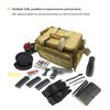 ProCase Tactical Gun Range Bag Pistol Shooting Duffle Bag, Deluxe Padded Shooting Range Bag Large Handguns Magazine Ammo Gear Accessories Pouch for Hunting Shooting Range Sport -Khaki view 4
