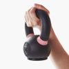 Kettlebells AGYH Black Cast Iron, Rubber Base, 4kg / 8kg / 12kg / 16kg Home Gym Muscle Strength Training Equipment (Size : 16KG/35.2LB) view 4