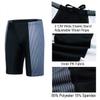 Xioker Boys Swim Jammers Kids Jammer for Swimming,Youth Boy Compression Swimming Jammer Trunks Boy Swim Shorts UPF50+(Grey Lines S) view 4