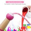 Jump Rope Kids, 7ft Adjustable Cotton Skipping Rope with Wooden Handle for Boys and Girls Fitness Outdoor Exercise(Pink) view 2