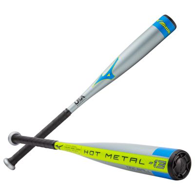 Mizuno HOT METAL - T-Ball USA Baseball Bat (-13), 26 in/13 oz., 2 1/4 barrel