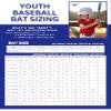 Mizuno HOT METAL - T-Ball USA Baseball Bat (-13), 26 in/13 oz., 2 1/4 barrel view 4