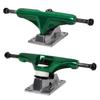 Core Hollow Skateboard Trucks 5.0 (7.75") Green/Silver Base, Premium Bushings view 2