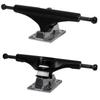 Core Hollow Skateboard Trucks 6.0 (8.75") Black/Silver Base, Premium Bushings view 2