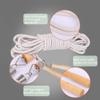 ACEONE Long Jump Rope, Multiplayer Skipping Rope with Wooden Handle for Kids and Adult, Team Group Jumping Rope for School Sport and Outdoor Activity, 16ft view 2