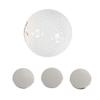 Contemporary Home Living Set of 3 Silver Golf Ball Markers 3.25" view 2