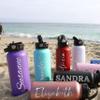 Personalized Water Bottle with Straw Lid, 32 Oz. & 9 Colors - Gifts for Him, Birthday Gifts for Women | Custom Stainless Steel Sports Water Bottle w/Name, Text - Double Wall Insulated view 3