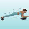 Star Uno Core15 Plank Ab Machine Stomach Workout Equipment, Teal, One Size view 4