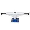 Core Hollow Skateboard Trucks 5.0 (7.75") White/Blue Base, Premium Bushings view 4