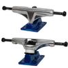 Core Hollow Skateboard Trucks 5.0 (7.75") Silver/Blue Base, Premium Bushings view 2