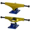 Core Hollow Skateboard Trucks 5.25 (8.0") Gold/Blue Base, Premium Bushings view 2