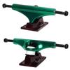 Core Hollow Skateboard Trucks 5.25 (8.0") Green/Red Base, Premium Bushings view 2