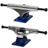 Core Hollow Skateboard Trucks 5.25 (8.0") Silver/Blue Base, Premium Bushings view 2