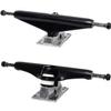 Core Hollow Skateboard Trucks 7.0 (9.75") Black/Silver Base, Premium Bushings view 2