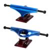 Core Hollow Skateboard Trucks 5.25 (8.0") Blue/Red Base, Premium Bushings view 2