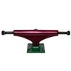 Core Hollow Skateboard Trucks 5.5 (8.25") Red/Green Base, Premium Bushings view 4