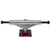 Core Hollow Skateboard Trucks 5.25 (8.0") Silver/Red Base, Premium Bushings view 4