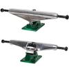 Core Hollow Skateboard Trucks 7.0 (9.75") Silver/Green Base, Premium Bushings view 2