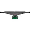 Core Hollow Skateboard Trucks 7.0 (9.75") Silver/Green Base, Premium Bushings view 4