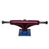 Core Hollow Skateboard Trucks 5.0 (7.75") Red/Blue Base, Premium Bushings view 4