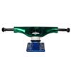 Core Hollow Skateboard Trucks 5.25 (8.0") Green/Blue Base, Premium Bushings view 3