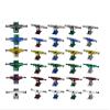 Core Hollow Skateboard Trucks 5.25 (8.0") White/Blue Base, Premium Bushings view 1