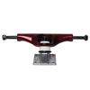 Core Hollow Skateboard Trucks 5.5 (8.25") Red/Silver Base, Premium Bushings view 3