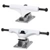 Core Hollow Skateboard Trucks 5.0 (7.75") White/Silver Base, Premium Bushings view 2