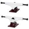 Core Hollow Skateboard Trucks 5.25 (8.0") White/Red Base, Premium Bushings view 2