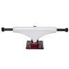 Core Hollow Skateboard Trucks 5.25 (8.0") White/Red Base, Premium Bushings view 4
