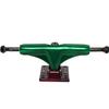 Core Hollow Skateboard Trucks 5.0 (7.75") Green/Red Base, Premium Bushings view 4