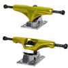 Core Hollow Skateboard Trucks 5.0 (7.75") Gold/Silver Base, Premium Bushings view 2