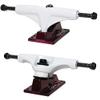 Core Hollow Skateboard Trucks 5.0 (7.75") White/Red Base, Premium Bushings view 2