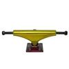 Core Hollow Skateboard Trucks 5.25 (8.0") Gold/Red Base, Premium Bushings view 4
