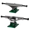 Core Hollow Skateboard Trucks 5.25 (8.0") Silver/Green Base, Premium Bushings view 2