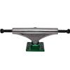 Core Hollow Skateboard Trucks 5.25 (8.0") Silver/Green Base, Premium Bushings view 4