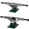 Core Hollow Skateboard Trucks 6.0 (8.75") Silver/Green Base, Premium Bushings view 2