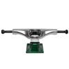 Core Hollow Skateboard Trucks 6.0 (8.75") Silver/Green Base, Premium Bushings view 3