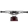 Core Hollow Skateboard Trucks 6.0 (8.75") Silver/Red Base, Premium Bushings view 3