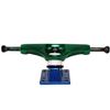 Core Hollow Skateboard Trucks 5.0 (7.75") Green/Blue Base, Premium Bushings view 3