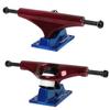 Core Hollow Skateboard Trucks 5.25 (8.0") Red/Blue Base, Premium Bushings view 2